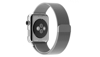 Ремешок Gurdini Milanese Loop Apple Watch 42/44/45/49mm Gray (серый)