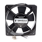 Вентилятор для корпуса 120mm Gembird AC12025S22H (2-pin, 120x120x25мм, AC, 220 B, втулка, провод 30 см)