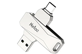 Флешка 128Gb Netac U782C USB3.0+TypeC Dual Flash Drive