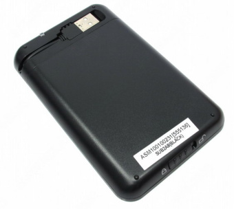 Внешний контейнер USB2.0 -> SATA 2.5", AgeStar SUB2A8 алюминий, чёрный