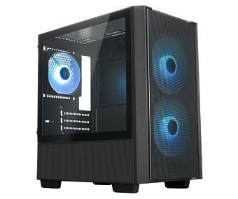 Корпус XASTRA A400M ARGB mATX чёрный