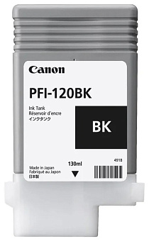 Картридж струйный Canon PFI-120BK для TM-200/TM-205/TM-300/TM-305, черный