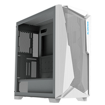 Корпус GIGABYTE C102W GB-C102G (MidTower, 2*USB3.0, без БП, mATX) белый