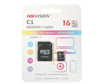 Карта памяти microSD 16Gb HIKSEMI NEO HS-TF-C1 с адаптером
