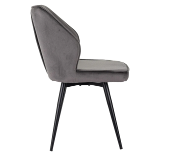 Кресло Бюрократ CH-K5_SP_2 с повор.мех. комплект 2шт т.серый Holland 18 металл черный на ножках