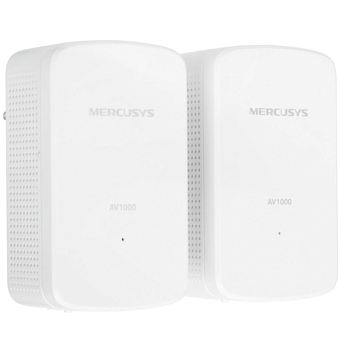 Адаптер Powerline Mercusys MP500 KIT AV1000, 1000 Мбит/с, белый