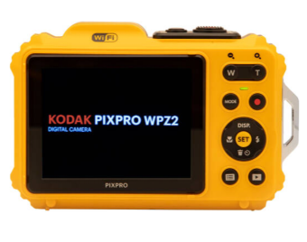 Цифровая фотокамера Kodak WPZ2 (16MP BSI CMOS, 4x zoom, 1080p, 15m влагоз., 2m ударопрочность, Wi-Fi, microSDHC) желтый