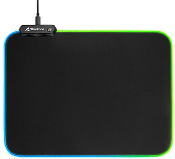 Коврик для мыши Sharkoon 1337 RGB V2 360 (360x270x3мм, RGB подсветка, текстиль, резина)