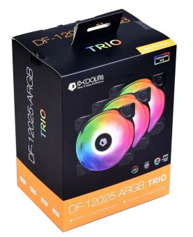Комплект вентиляторов ID-Cooling TF-12025-ARGB-TRIO ARGB 3-pack, черный