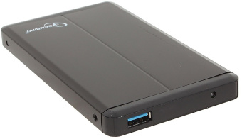Внешний контейнер USB3.0 -> SATA 2.5", Gembird EE2-U3S-2-BL, алюминий, чёрный