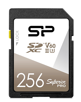 Карта памяти SD 256Gb Silicon Power SDXC Class 10 UHS-II U3 V60 280/170 MB/s