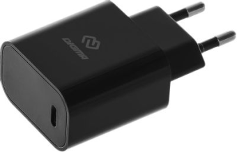 Сетевое зарядное устройство Digma DGW2C 20W USB-C Black