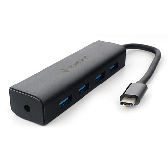 Концентратор USB-C - 4-port USB3.0, Gembird UHB-C364