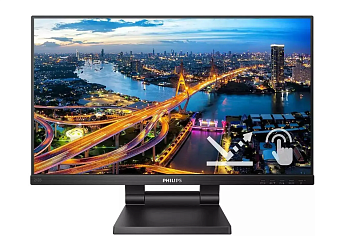 Монитор 23.6" PHILIPS 242B1TC (IPS Touch 1920x1080 75Hz DP HDMI USB) черный