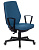 Кресло Бюрократ CH-545 (ткань, пружинно-винтовой мех. качания, крест. пластик, до 120 кг) Синий