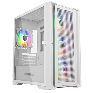 Корпус Powercase Alisio Micro X4W V2 mATX White