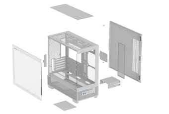 Корпус XASTRA Q500M-0F mATX White