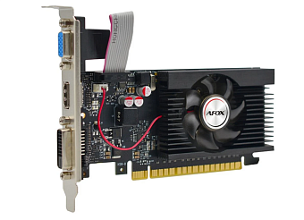 Видеокарта 4Gb AFOX AF710-4096D3L5-V3 (GT710) GDDR3 64bit DVI HDMI VGA