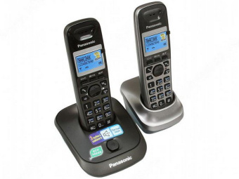 Радиотелефон Panasonic DECT KX-TG 2512 RU2 (АОН, +доп. трубка, спикерфон, полифония, черный)