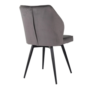 Кресло Бюрократ CH-K5_SP с повор.мех. т.серый Holland 18 металл черный на ножках