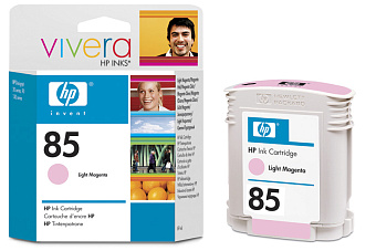 Картридж струйный HP 85 (C9429A) для HP Designjet 30/90/130, светло-пурпурный