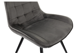 Кресло Бюрократ CH-K2_4 комплект 4шт т.серый Holland 18 металл черный на ножках