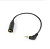 Кабель-переходник 4-pin 3.5Jack (m)  -  2x3.5Jack (f), Genius ACC-100