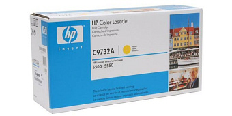 Картридж лазерный HP 645A (C9732A) для HP 5500/5550, 12000 стр. желтый