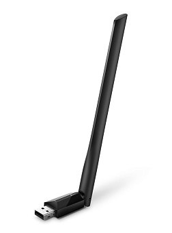 Сетевая карта USB2.0 TP-Link Archer T2U Plus (802.11ac/а/b/g/n, до 433Mbps, 2.4GHz, 5GHz)