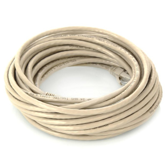 Кабель патч-корд Patch cord кат.6 10.0м, серый