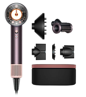 Фен Dyson Supersonic HD16 Nural Jasper Plum (пурпурный/пёстрый, с кейсом)