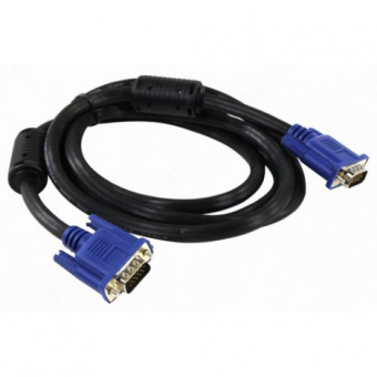 Кабель соединительный VGA (m) < - > VGA (m)  1.8м 2 фильтра