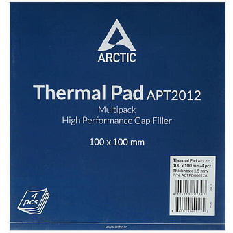 Термопрокладка Arctic Thermal pad Basic 100x100 mm, t:1.5 - 4шт.