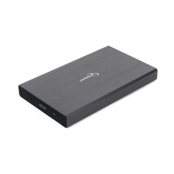 Внешний контейнер USB3.0 -> SATA 2.5", Gembird EE2-U3S-55, алюминий, чёрный