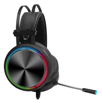 Наушники проводные Oklick HS-L810G ANONYMOUS (микрофон, мониторные полноразмерные, 20-20кГц, 119дБ, 2.2м, USB) black