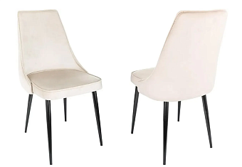 Кресло Бюрократ CH-K4_2 комплект 2шт бежевый Holland 06 металл черный на ножках