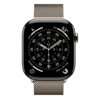 Смарт-часы Apple Watch Series 11 42mm Titanium Milanese Loop Natural