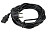 Кабель питания 220V  5.0м, Schuko- C13,  6А, Buro черный