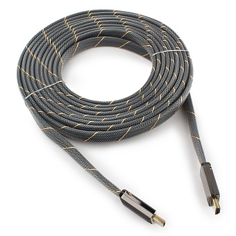 Кабель соединительный HDMI (m) < - > HDMI (m)  1.8м, ver 2.0, Cablexpert Platinum, плоский, нейлонов