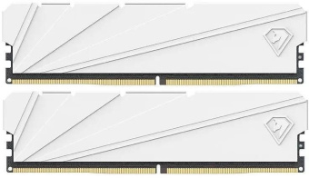 Модуль памяти DDR4 16Gb PC4-25600 3200MHz Netac Shadow S White (Kit of 2)