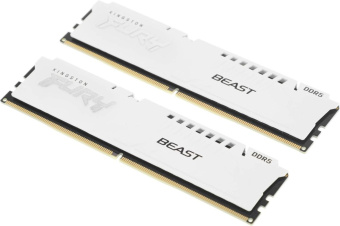Модуль памяти DDR5 32Gb 5600MHz Kingston FURY Beast White XMP CL40 (Kit of 2)