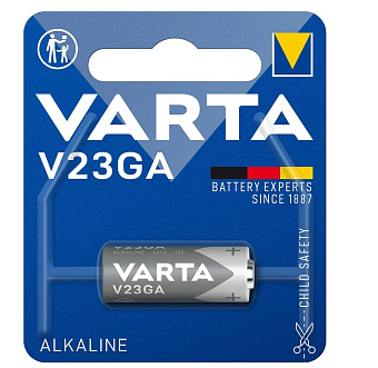 Элемент питания MN21, 12V, 1шт, LR23/A23/MN21/V23GA Varta Electronics BL1 Alkaline блистер