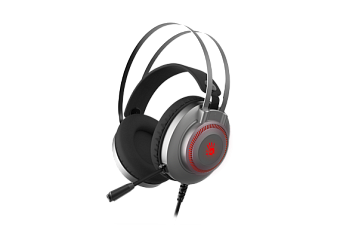 Наушники проводные A4Tech Bloody J200S (микрофон, 20 - 20 000 Гц, 100дБ, USB) серый