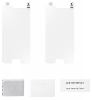 Защитная пленка для смартфона Samsung Galaxy Alpha - прозрачная 2шт (original)