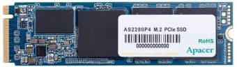Накопитель SSD M.2 512Gb Apacer AS2280P4 (PCI-E 3.0 x4, 2100/1500 Мбайт/сек)