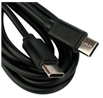 Кабель USB-C < - > USB-C, 1.8м, Гарнизон 45W черный