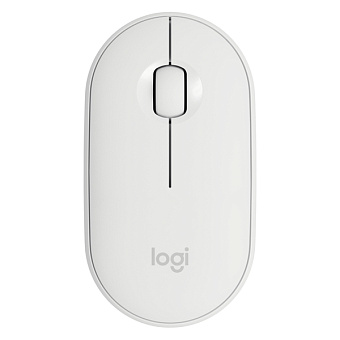 Мышь беспроводная Logitech M350 Bluetooth Pebble White