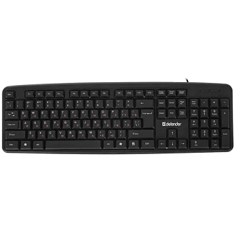 Клавиатура проводная Defender Astra HB-588 USB Black