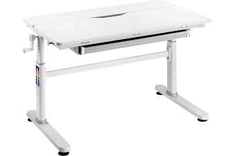 Парта Cactus CS-KD01-LGY МДФ светло-серый