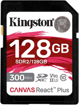 Карта памяти SD 128Gb Kingston SDHC UHS-I Class U3 V90